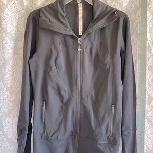 Lulu lemon zip up black jacket
